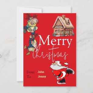 Weihnachtlich feiertagskarte