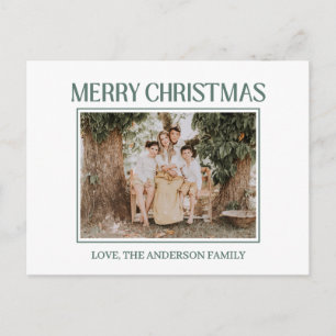 Weihnachtlich Fröhlich und Hell Weihnachten Postkarte