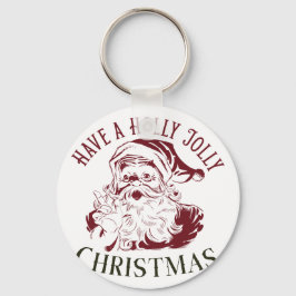 Weihnachtlich Fröhlicher Vintage Weihnachten Schlüsselanhänger