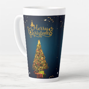 weihnachtlich gestalteter Latte-Mug Milchtasse