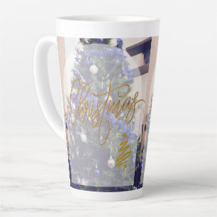 weihnachtlich gestalteter Latte-Mug  Milchtasse