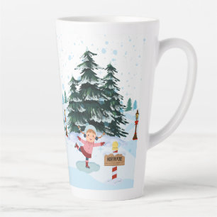 weihnachtlich gestalteter Latte-Mug  Milchtasse