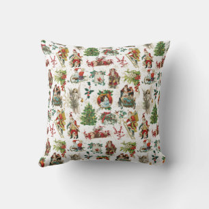 Weihnachtlich Vintage Retro Weihnachten Kissen