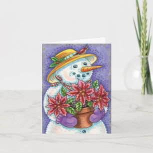 Weihnachtliche Danksagung im Vintage-Stil Dankeskarte