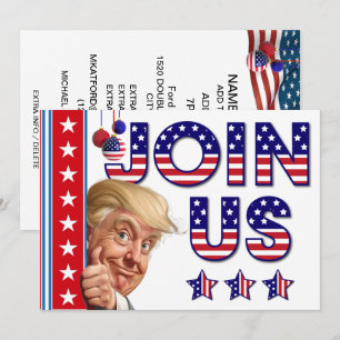 Weihnachtliche Feier zur Präsidentschaftswahl Einladung