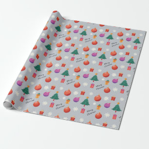 Weihnachtliche Festtage Geschenkpapier