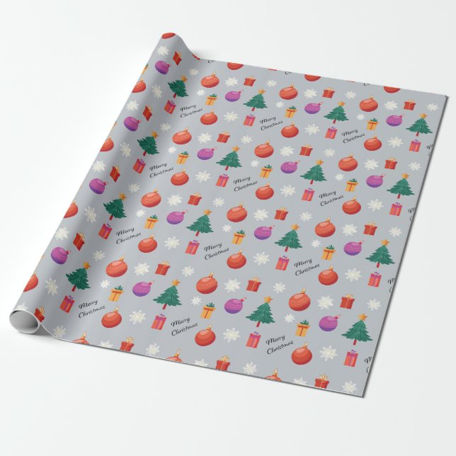Weihnachtliche Festtage  Geschenkpapier (Ungerollt)