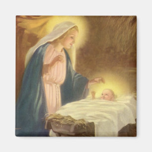 Weihnachtliche Geburt Christi, Maria Josef Jesuski Magnet