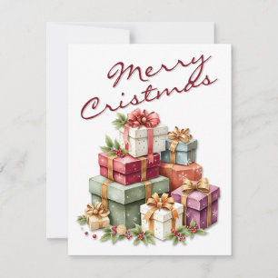 Weihnachtliche Geschenkboxen-Grafiken