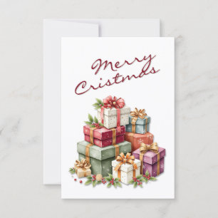Weihnachtliche Geschenkboxen-Kunstwerke