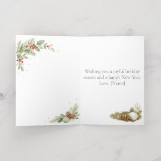 Weihnachtliche Grüße Design