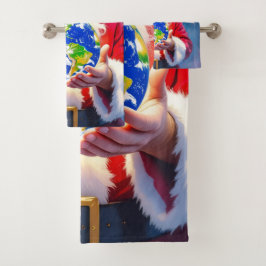 „Weihnachtliche Harmonie“ Badhandtuch Set