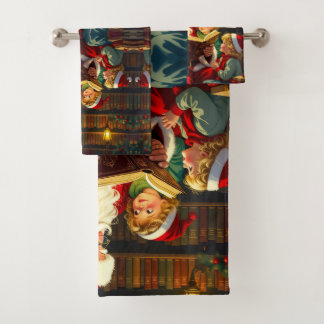 „Weihnachtliche Harmonie“ Badhandtuch Set