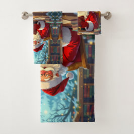 „Weihnachtliche Harmonie“ Badhandtuch Set