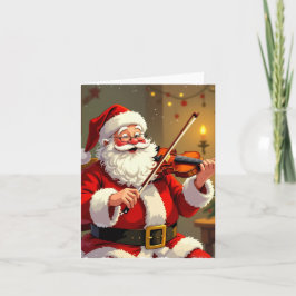 Weihnachtliche Harmonie Feiertagskarte