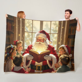 „Weihnachtliche Harmonie“ Fleecedecke