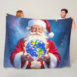 „Weihnachtliche Harmonie“ Fleecedecke