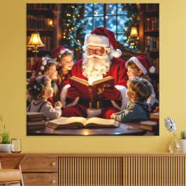 „Weihnachtliche Harmonie“ Leinwanddruck