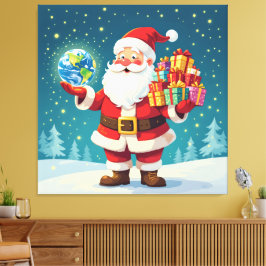 „Weihnachtliche Harmonie“ Leinwanddruck