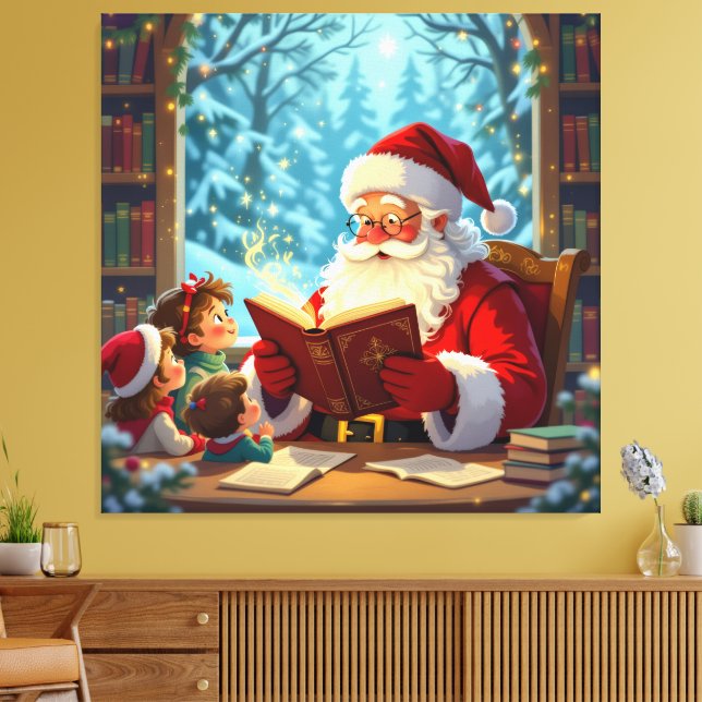 „Weihnachtliche Harmonie“ Leinwanddruck (Insitu (Wohnzimmer))