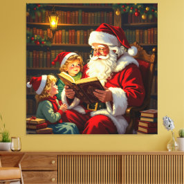 „Weihnachtliche Harmonie“ Leinwanddruck