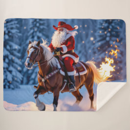 „Weihnachtliche Harmonie“ Sherpadecke