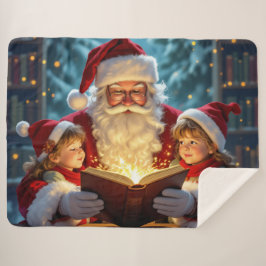 „Weihnachtliche Harmonie“ Sherpadecke