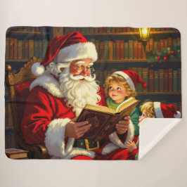 „Weihnachtliche Harmonie“ Sherpadecke