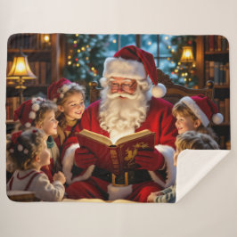 „Weihnachtliche Harmonie“ Sherpadecke