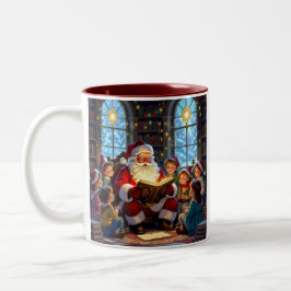 „Weihnachtliche Harmonie“ Zweifarbige Tasse