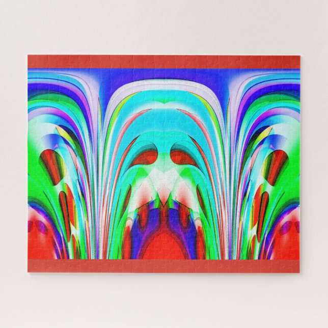 Weihnachtliche Kunst zum Spaß Puzzle (Horizontal)