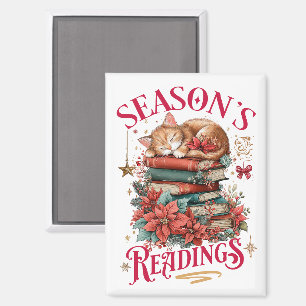 Weihnachtliche Lesungen Kuschel-Kätzchen Magnet