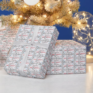 Weihnachtliche Nordpol-Milch-Plätzchen-Kacheln Geschenkpapier