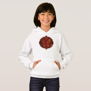 Weihnachtliche Opulenz: Goldene Fäden des Weihnach Hoodie