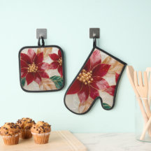 Weihnachtliche Poinsettien-Eleganz