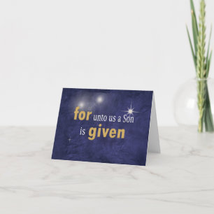 Weihnachtliche religiöse Liebe Feiertagskarte