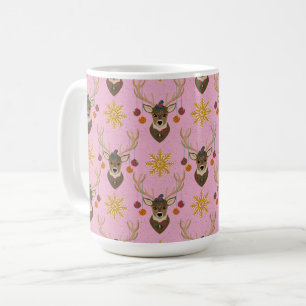 Weihnachtliche Rentiere Kaffeetasse