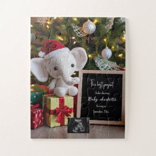Weihnachtliche Schwangerschaftsankündigung  Puzzle
