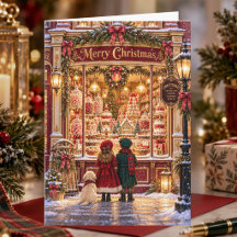 Weihnachtliche viktorianische Süßigkeiten Nostalgi