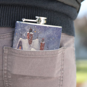 Weihnachtliche Werkstatt des Weihnachtsmanns am No Flachmann