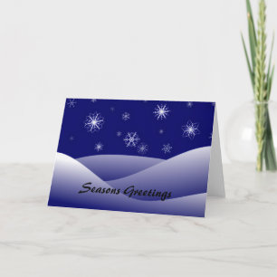 Weihnachtliche Winterlandschaft Karte