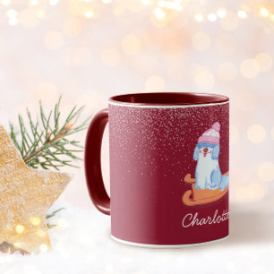 Weihnachtlicher Altenglischer Schäferhund-Name Chr Tasse