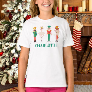 Weihnachtlicher Nussknacker-Ballerina T-Shirt