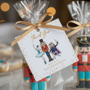 Weihnachtlicher Nussknacker-Ballett-Dankeschön Geschenkanhänger