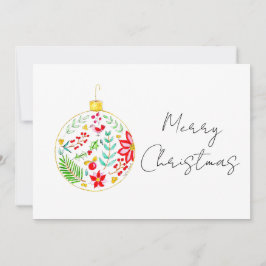 Weihnachtlicher Weihnachtsball  Einladung
