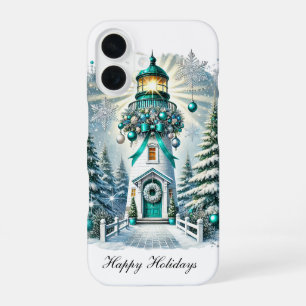 Weihnachtlicher Weihnachtsleuchtturm Feiertag anpa iPhone 16 Hülle