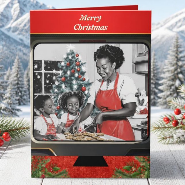 Weihnachtliches Backen wie früher Feiertagskarte (Von Creator hochgeladen)
