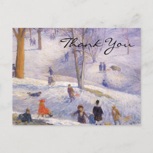 Weihnachtliches Danke Postkarte