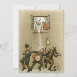 Weihnachtliches Heißwasser Feiertagskarte