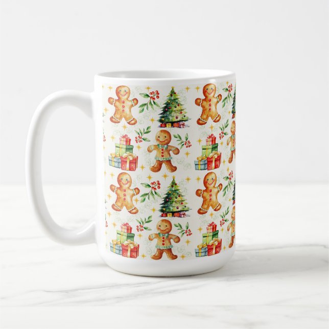 Weihnachtliches Ingwerbrot Weihnachten  Kaffeetasse (Links)